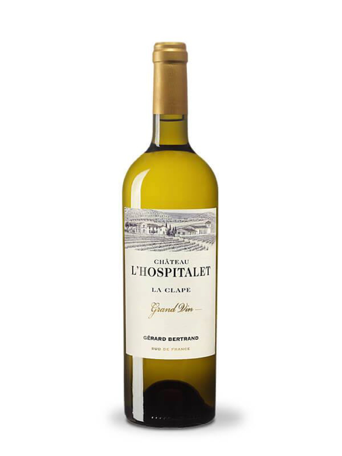 CHATEAU L HOSPITALET GRAND VIN BLANC AOP LA CLAPE