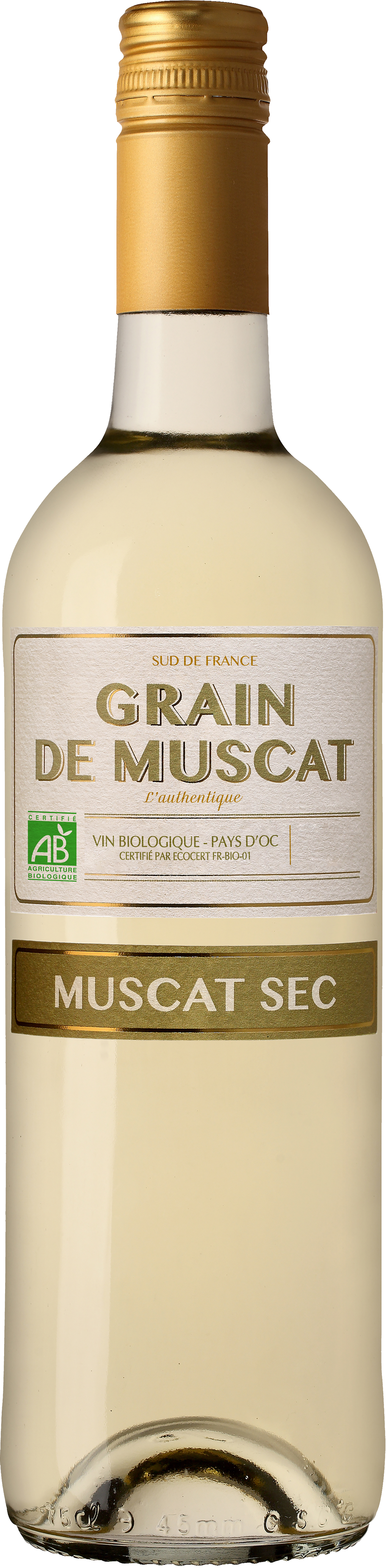 GRAIN DE MUSCAT SEC BLANC AB IGP PAYS D OC
